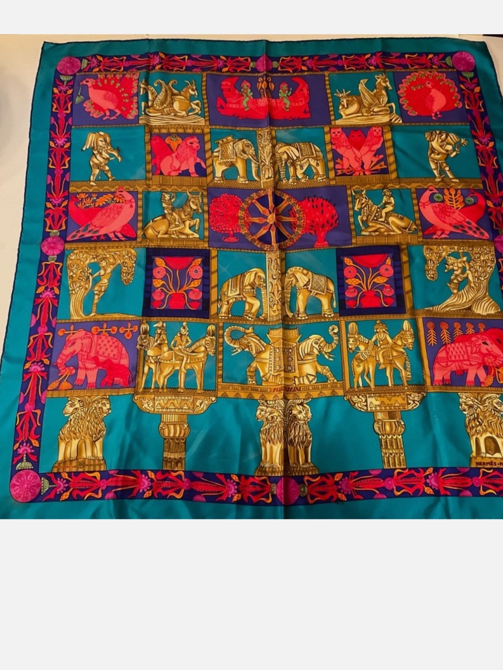 Hermès 'Torana' silk scarf